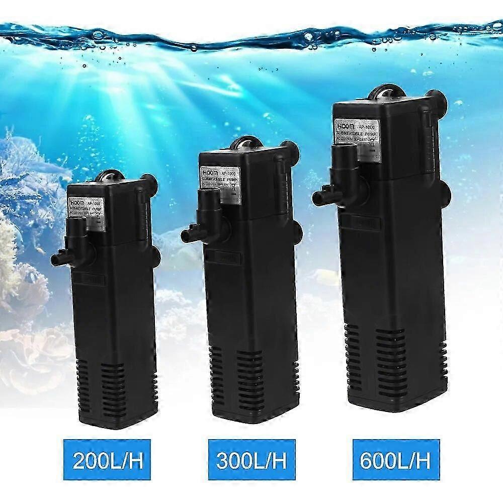 Apply Low Level Water Turtle Tank Filter Aquarium Fish Tank Oxygen Increasing Pump EU Plug Submersible Water Filter Pump