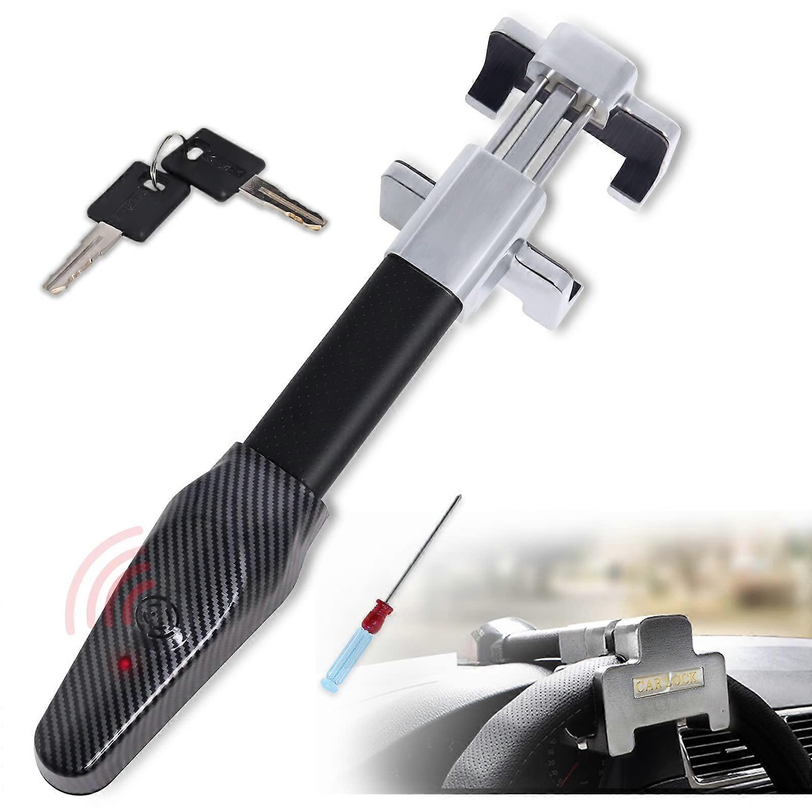 Heavy-Duty Steering Wheel Lock for Car Security Protection