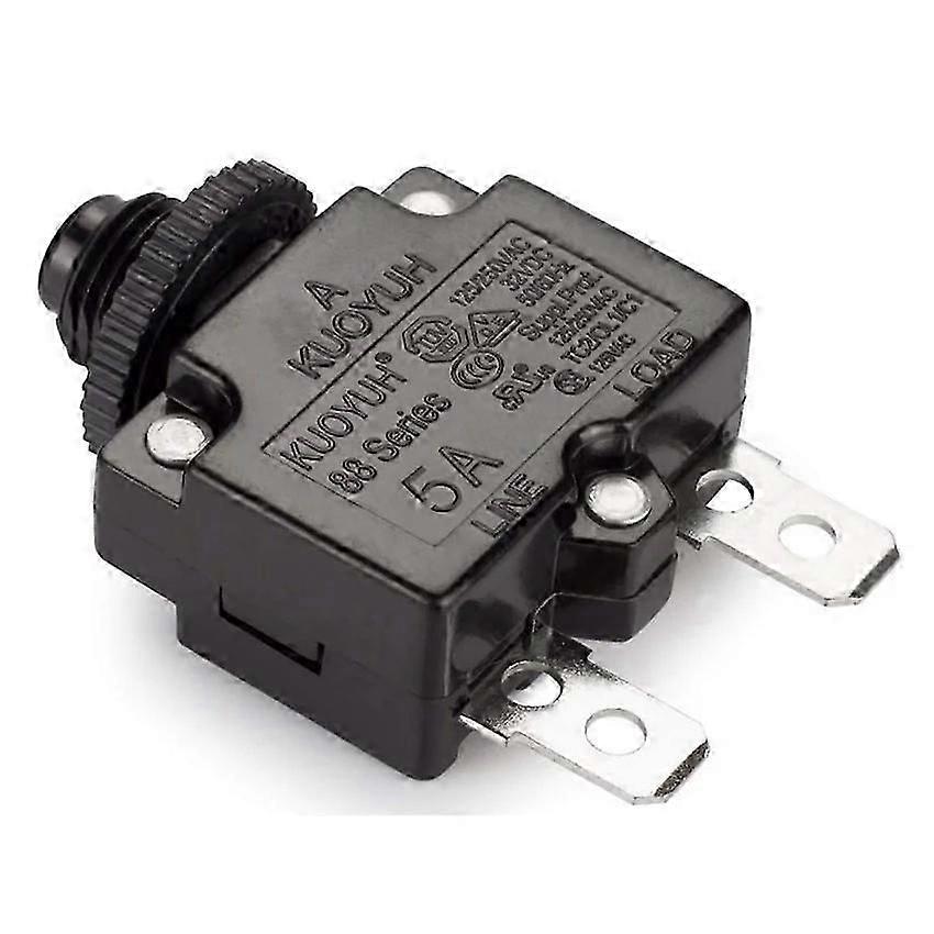 KUOYUH 88 serie 5A 6A 7A 8A 9A 10A 12A 15A 20A 25A 28A Mini interruttore automatico Reset manuale Interruttore di protezione da sovraccarico