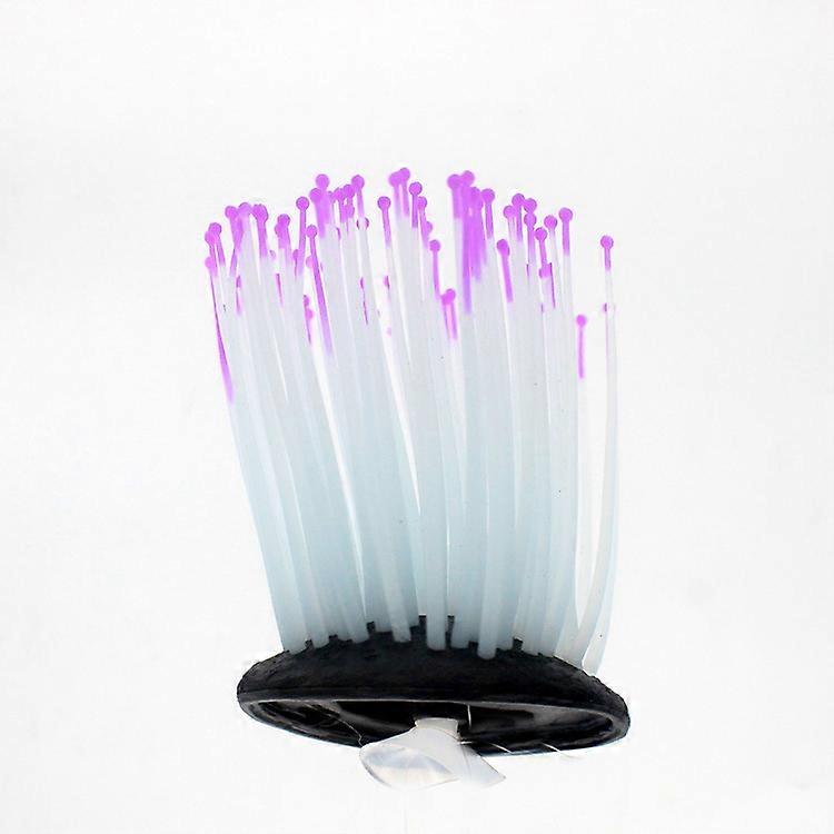 Simulation of luminous anemone water-anemone small purple