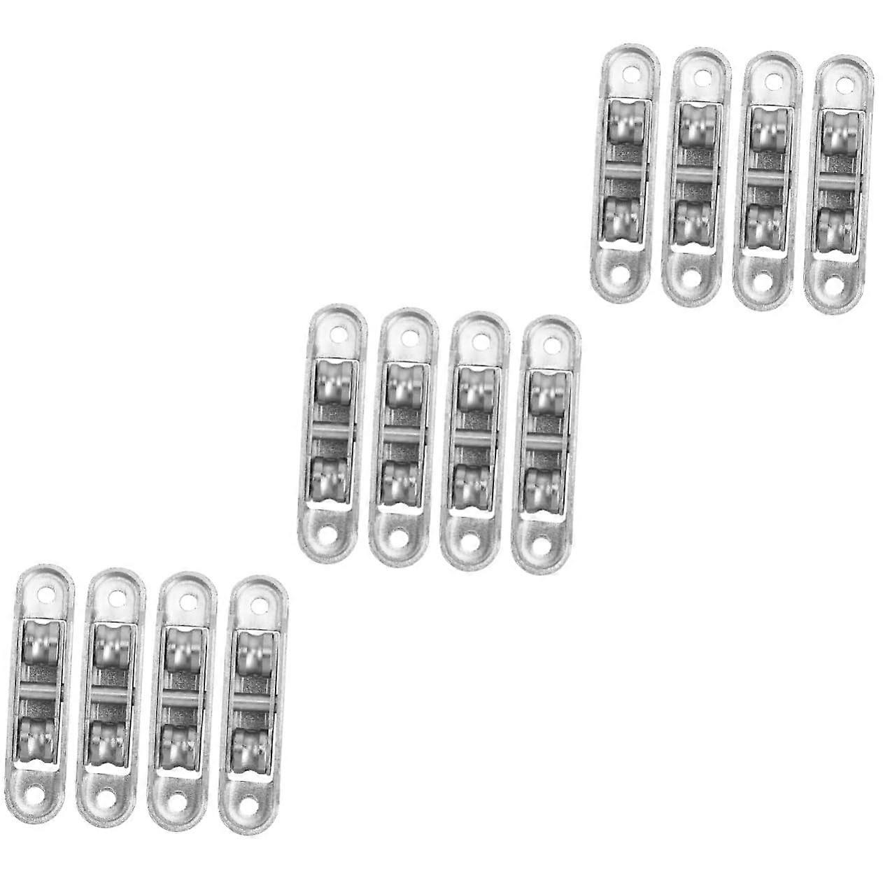 Sliding Patio Door Rollers - 3 Sets of 4pcs Window Roller Wheels for Easy Operation, Durable & Compatible