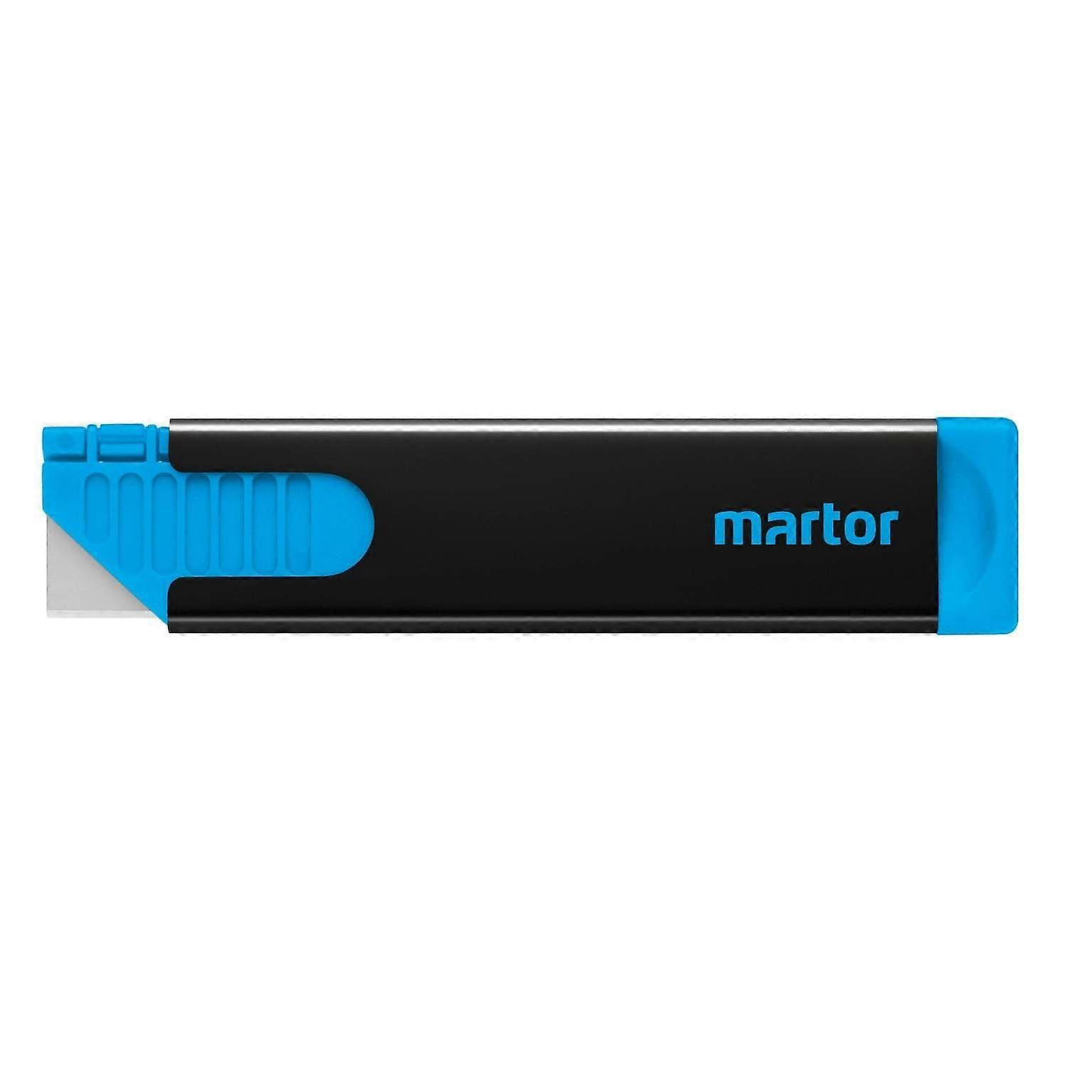 Martor 445.02 Secunorm Handy No. 445 Cutter, Black/Blue, Compact Safety Blade, Durable Design for Precision Cutting