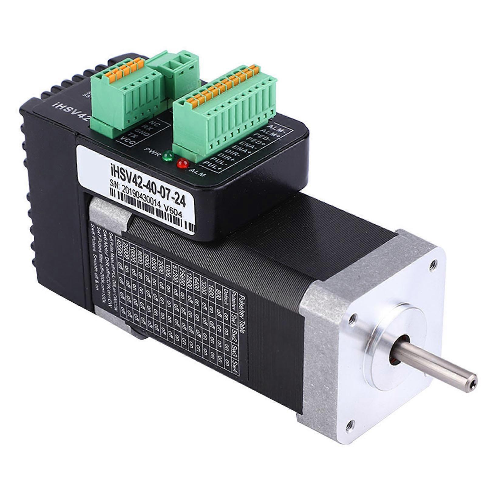 IHSV42-40-07-24 NEMA17 Integrierter Servomotor 24VDC 78W mit 1000 Zeilen Encoder