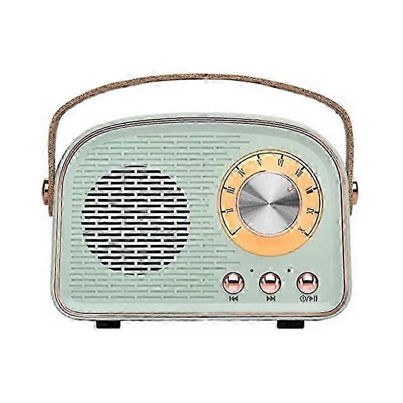 Wireless Retro Bluetooth Speaker Radio, Outdoors Portable Bluetooth Speaker Supports TWS Pairing/U-D
