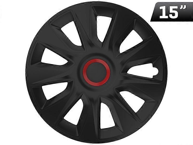 Stratos RR schwarz 15'' Radkappe, 1 Stk.