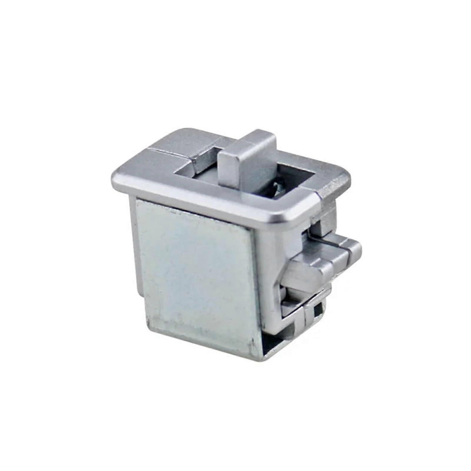Buckle Lock Impact Button Lock - Zinc Alloy Industrial Cabinet Lock for Automatic Closing Square Doors, 1 Piece