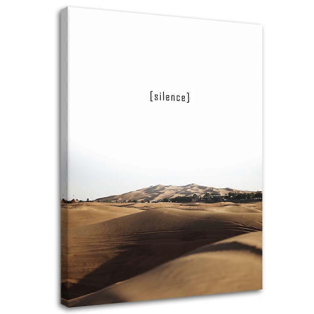 Impression sur toile, Silence - 70x100