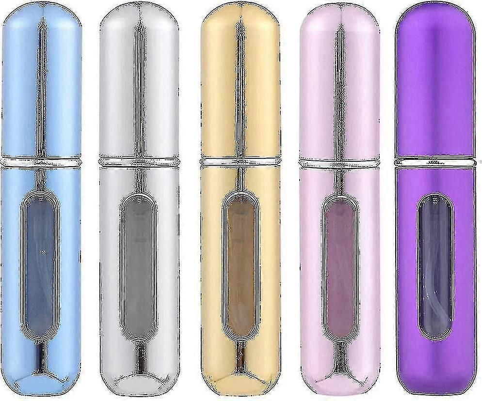 5 Pcs Perfume Atomizer Refillable, Mini Portable Spray Bottle, Perfume Atomizer