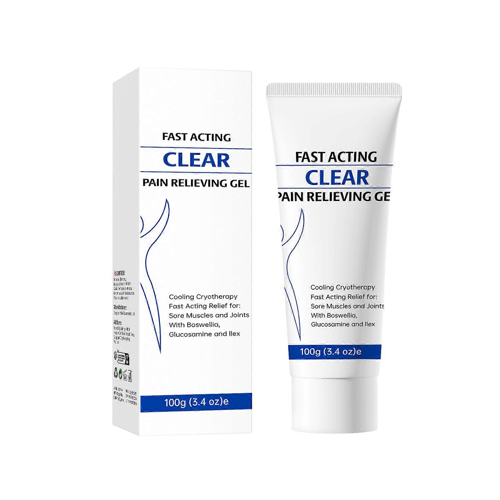 1-3 stk smertestillende gel hurtigvirkende kjøling for ømme muskler og ledd 100g
