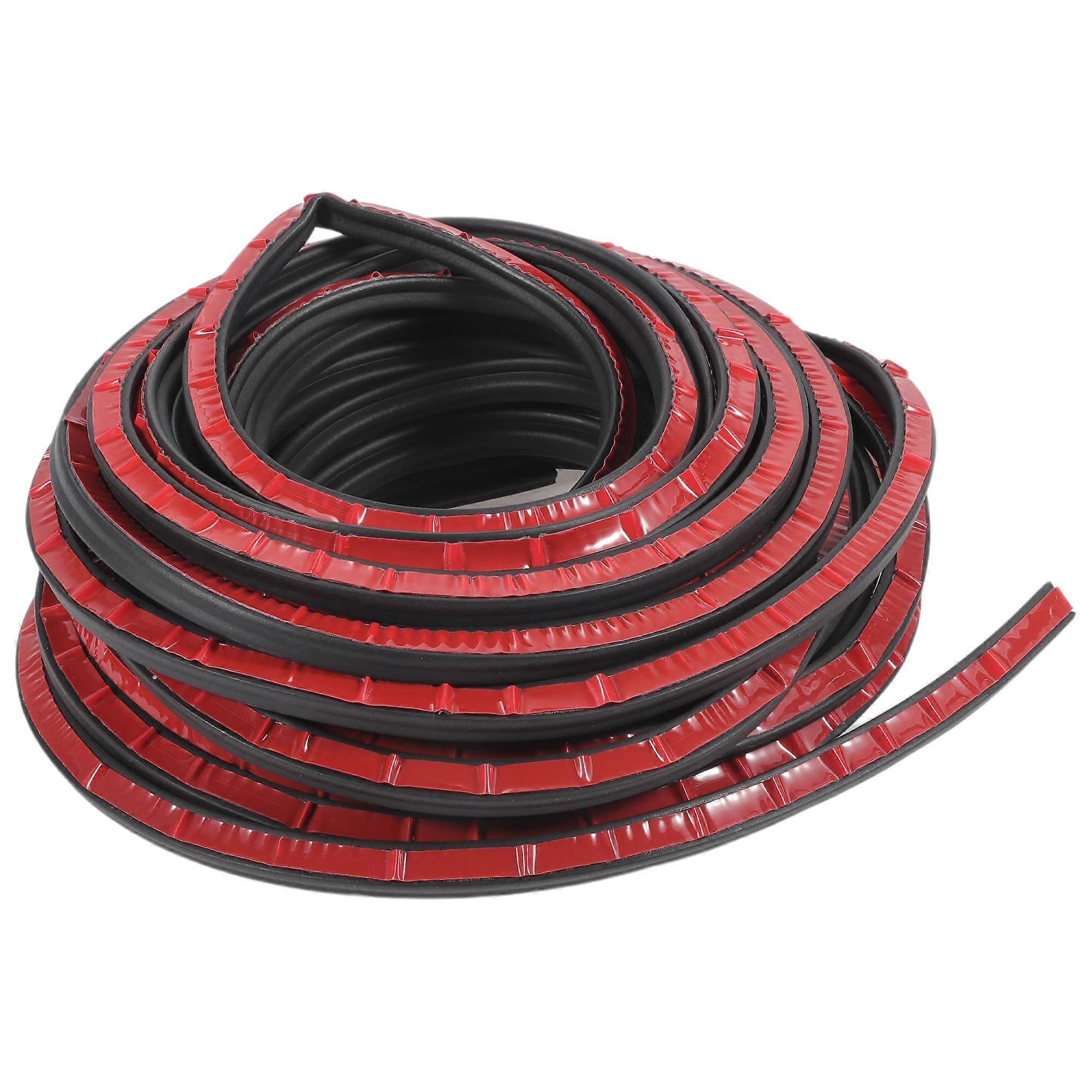 Universal Car Weatherstrip Door Weather Stripping Edge Trim Seal Strip, 52.5Ft, LShape