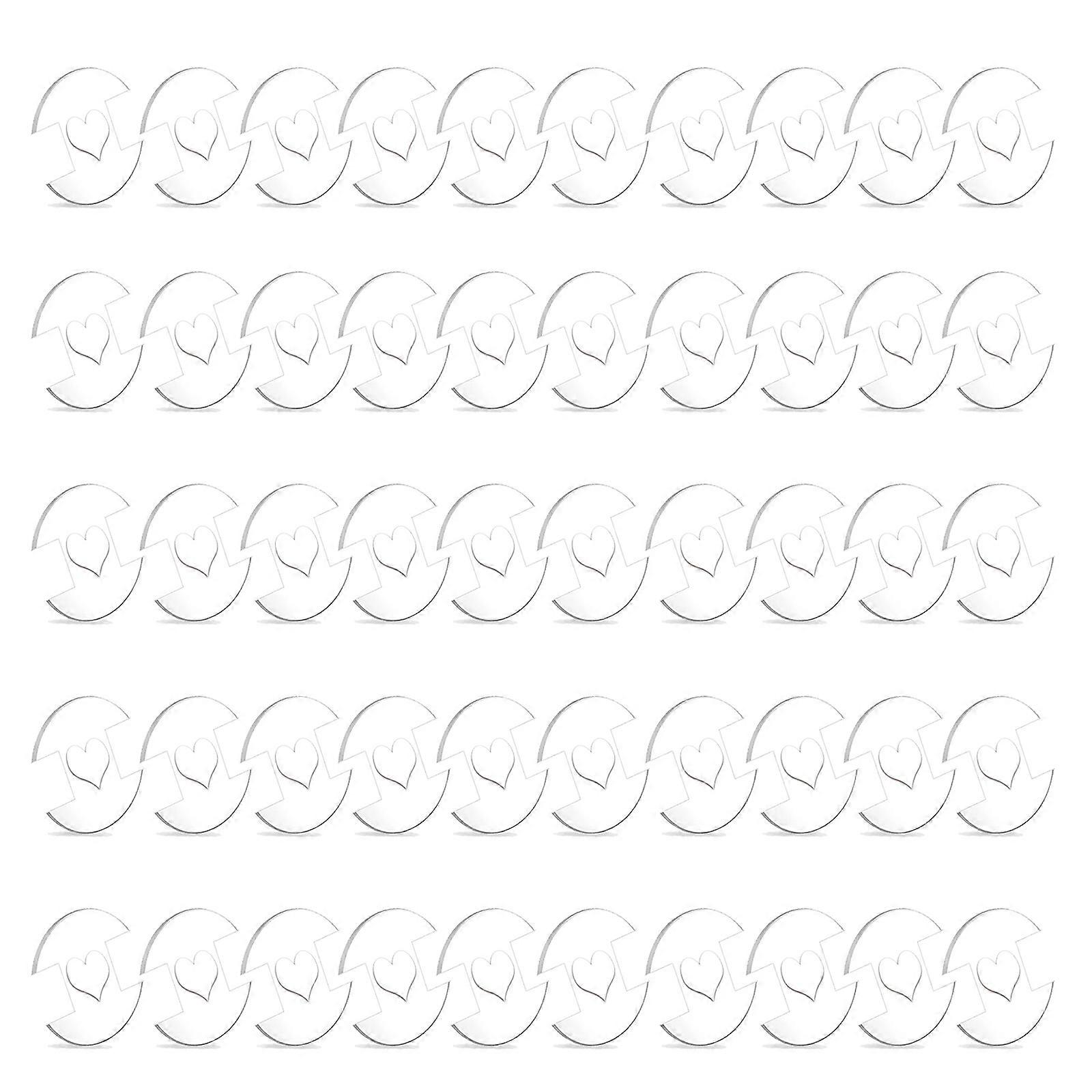 50Pcs Acrylic Buttons for Hat, 20mm Acrylic Buttons for Crafting Round Buttons, Knit Hat Making Fasteners Tool Multicolor