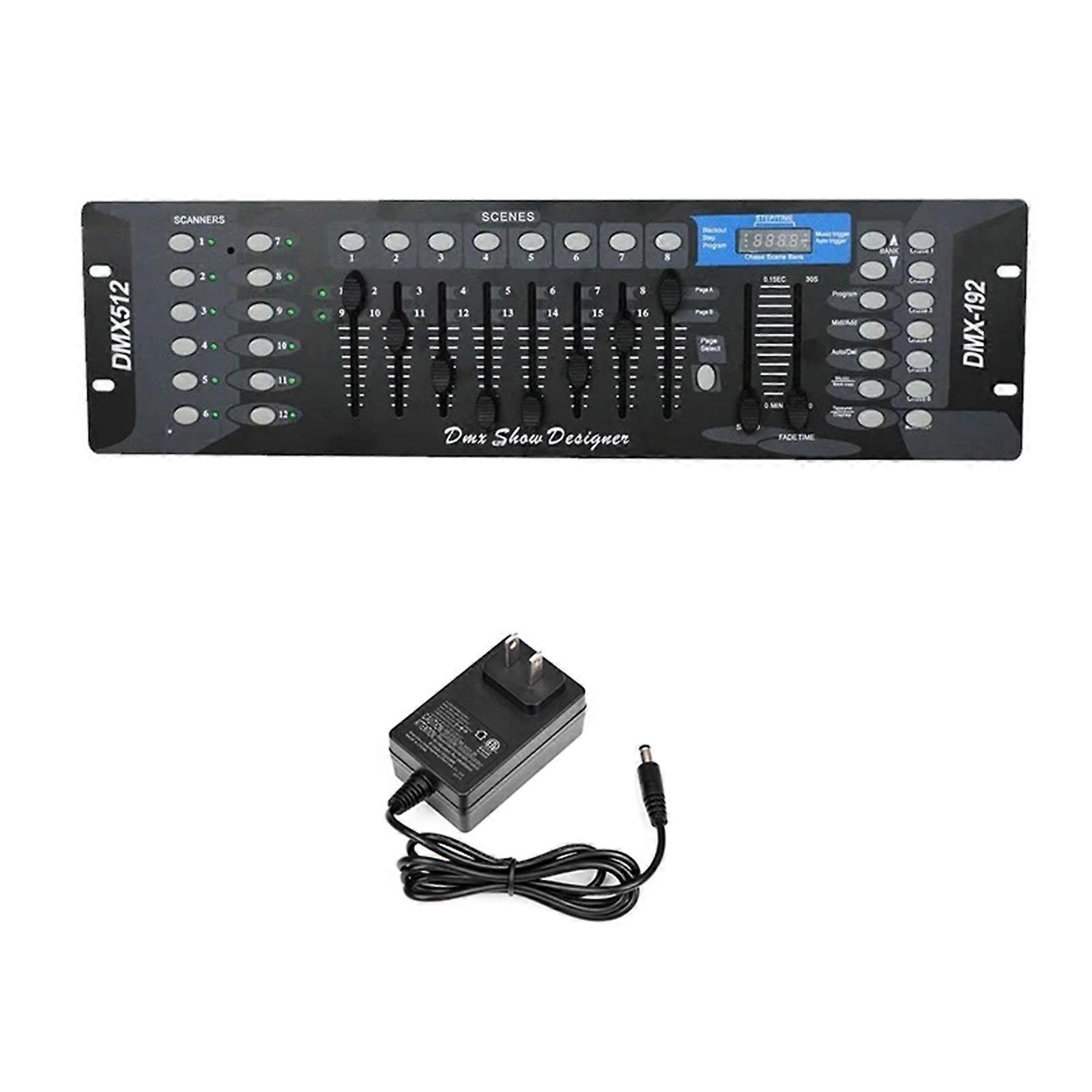DMXs Controller Consoles 192 Channel DMX512 Consoles for Stage Lighting and Moving Head Light with LED Display