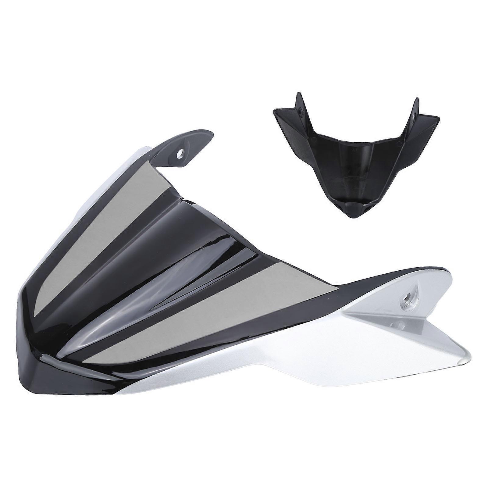 Replacement Front Windscreen Fairing Winglet Airflow Wind Deflector for Yamaha MT-09 FZ-09 2017-2020 Gray