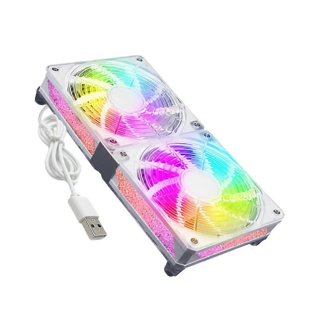 120mm 5V LED Light Cooling Fan LED Light Sync Temperature Control 12cm Quiet