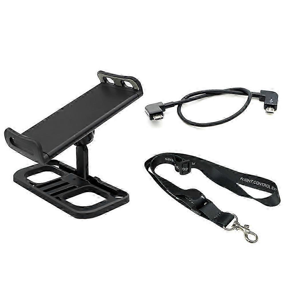 Foldable Expansion Bracket Adjustable Tablet Stand Phone Holder with Lanyard Compatible for Mavic 2/Mini SE/Pro/Spark