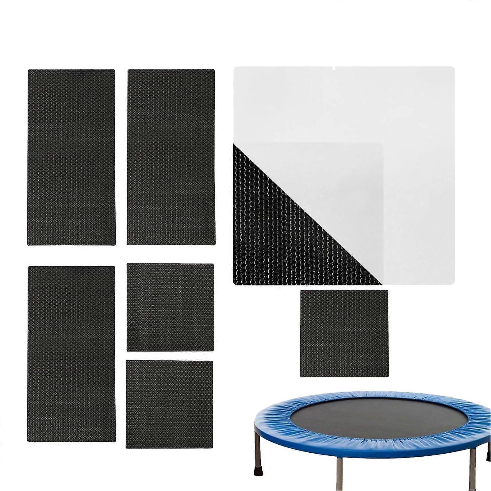 Trampoline Repair Patch Kit for Round, Square, Rectangular Mats - Self-Adhesive Stain Hole Outdoor Maintenance Accessory
