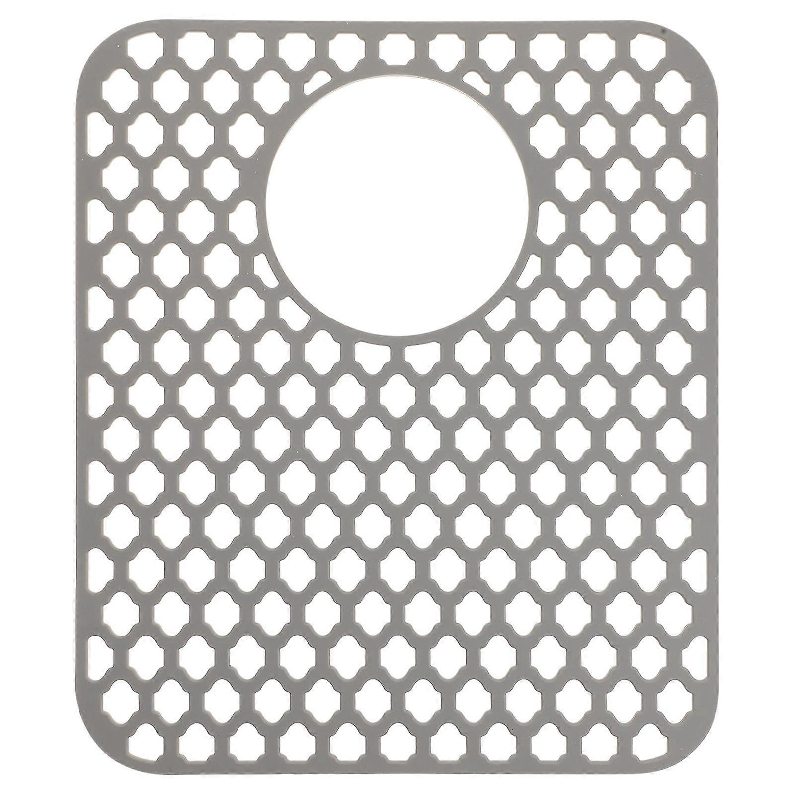 Hollow Silicone Sink Mat, Non Slip Draining Cushion with Soundproof Design for Versatile Kitchen Use