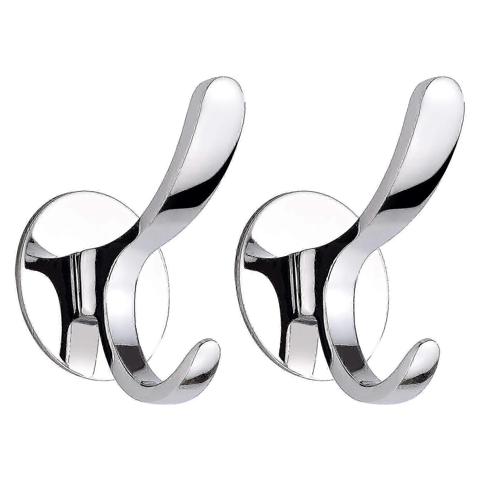 Bedroom Door Hooks - Self Adhesive Wall Hooks for Coats, Robes & Towels