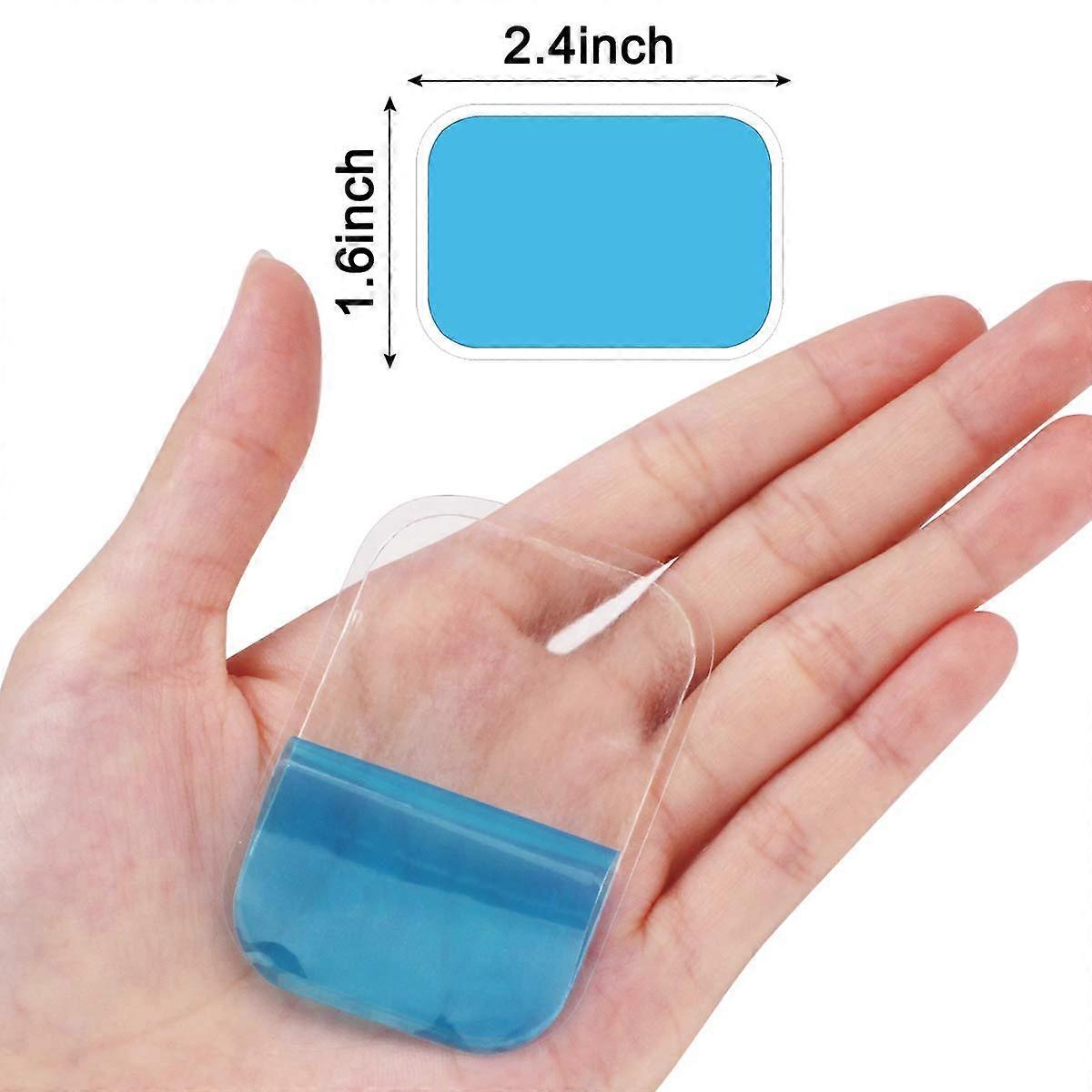 60PCS Abs Trainer Gel Pads  Replacement Gel Sheet Stimulator for Abs Toner Abdominal Workout Toning Belt Muscle Toner Pads