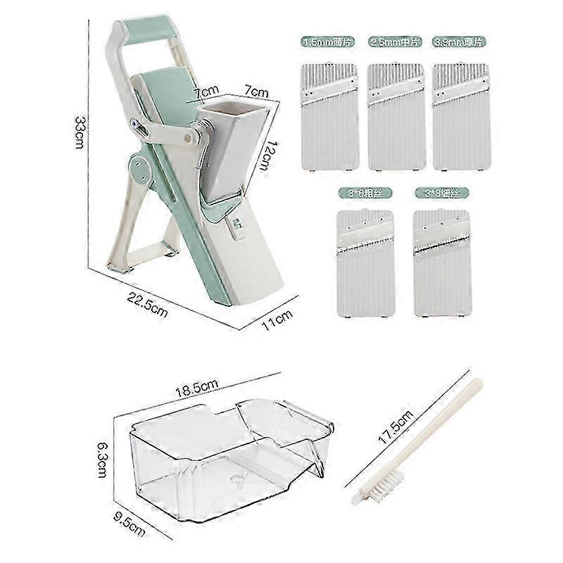 Multifunctional Kitchen Tools Vegetable Cutter for Slicing Lemons, Grating Vegetables, and Cutting Luncheon Meat Suitable for Various Cookin