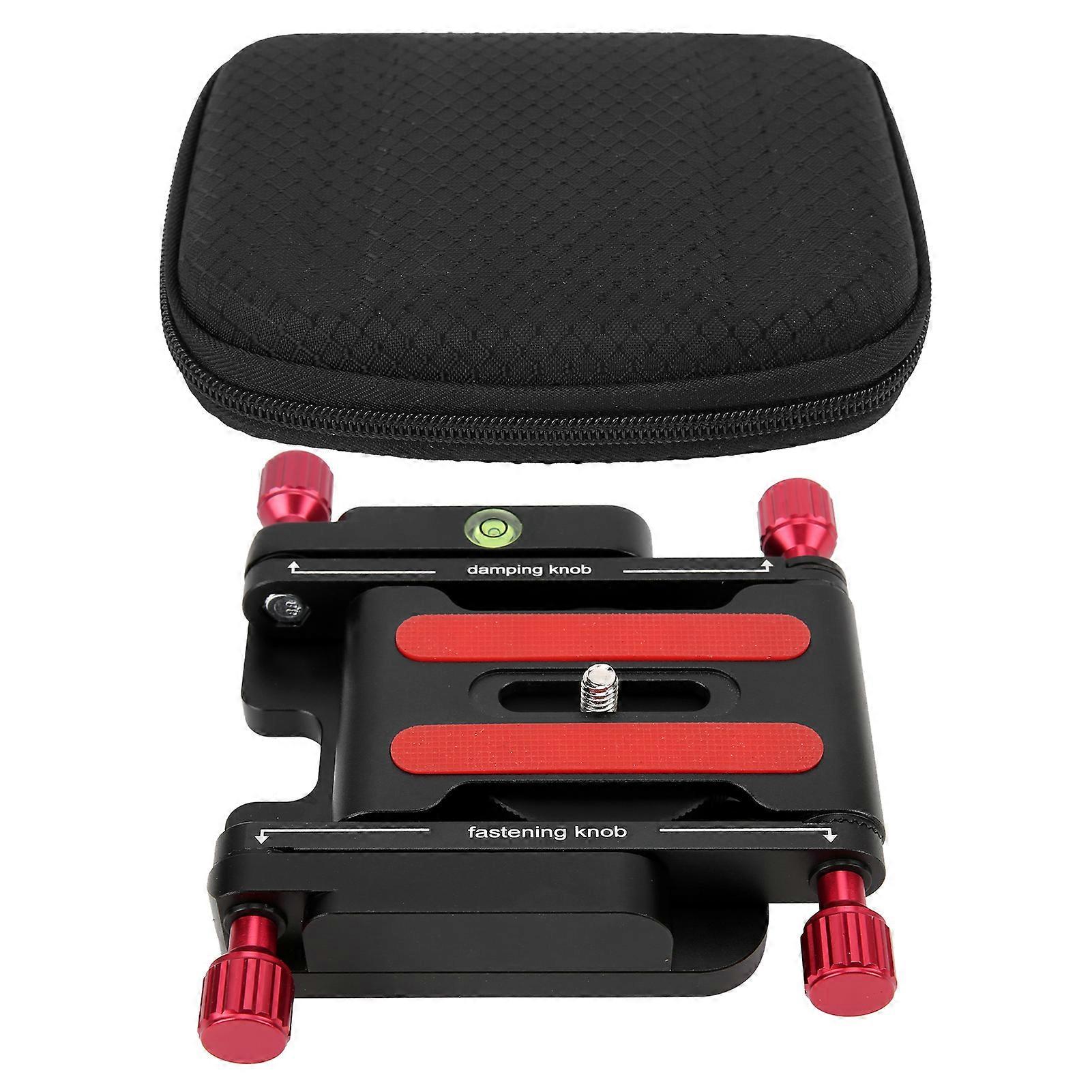 "Z-Shaped Foldable Camera Holder with Quick Release Plate and Tilt Head for Stability"