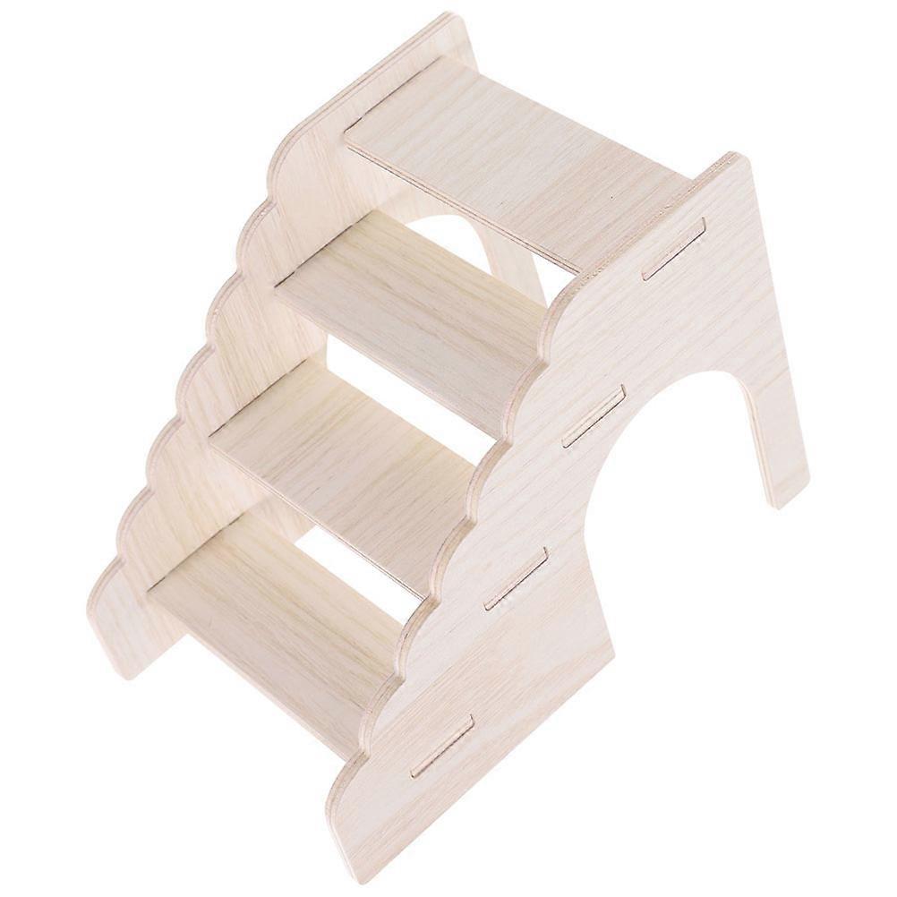 Hamster Wooden Ladder for Cage Landscaping and Nesting – Safe, Smooth Climbing Accessory for Hamsters, Chinchillas, and Squirrels – Durable and