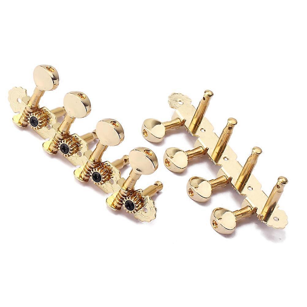 8 String Mandolin Guitar Tuning Pegs Set with Mounting Screws and Ferrules   Strong Machine Heads for Easy Installation and Accurate Spacing