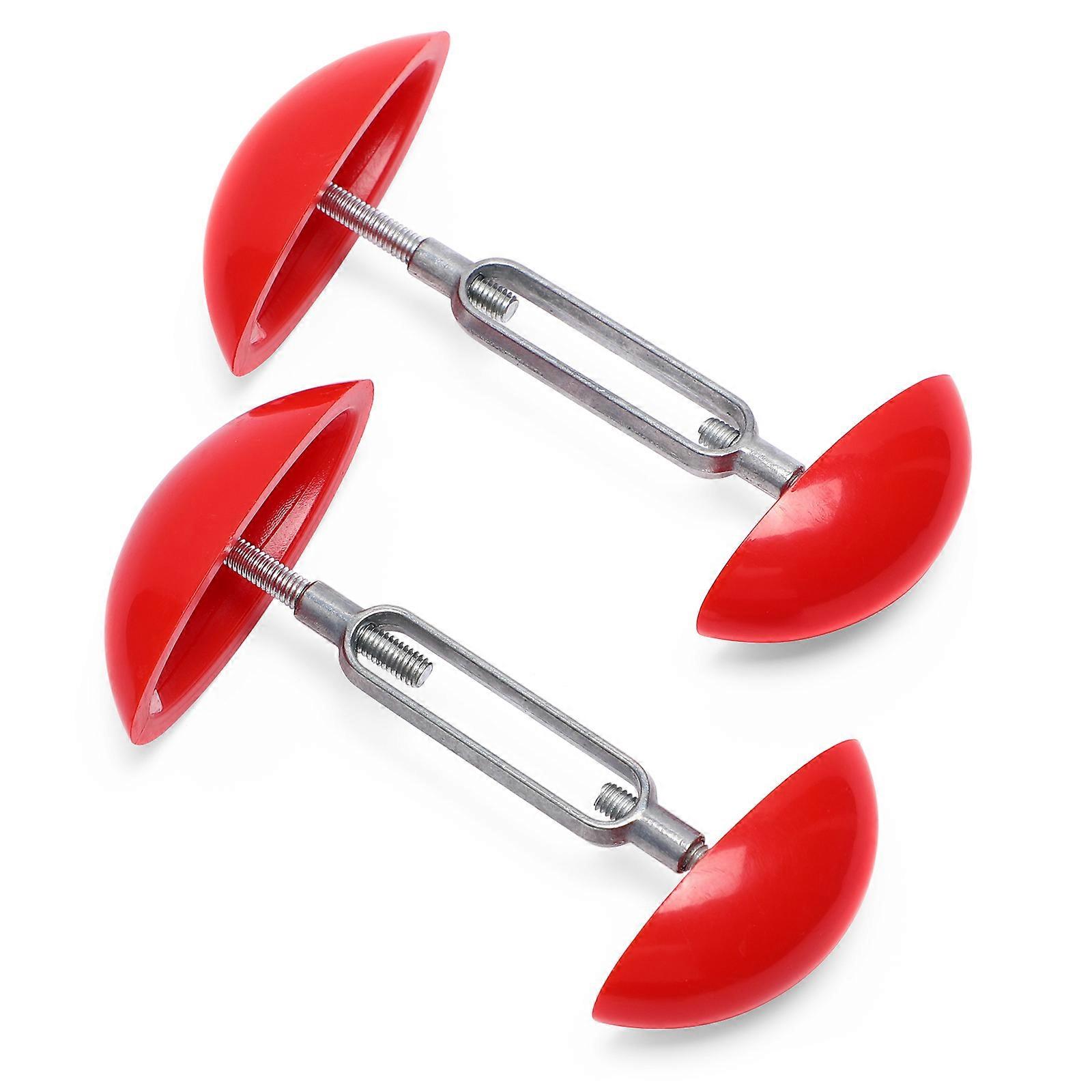 Sneakers Stretcher Red Home Users Shape Preservation Mini Adjustable 7-12cm 1 Pair