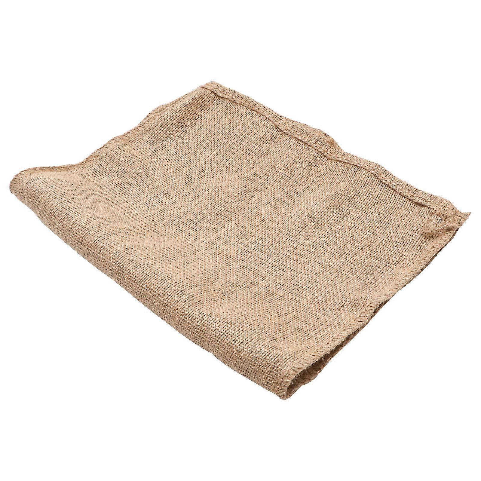 Beige Jute Bags for Storage Use Multi-functional Burlap Bags with Large Capacity Vegetable Bags 1pc