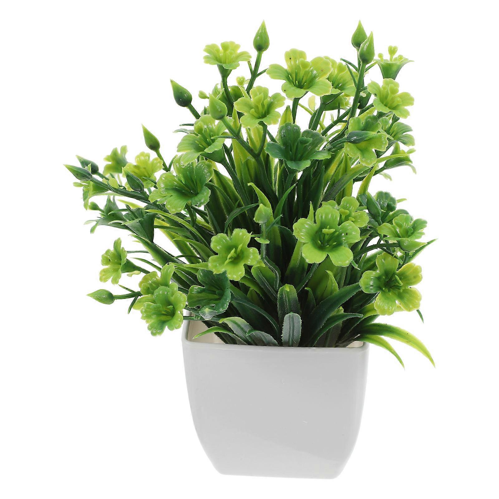 Realistic Small Artificial Potted Plants for Indoor Office Home Decor – Lifelike Greenery for Easy Maintenance and Tranquil Spaces