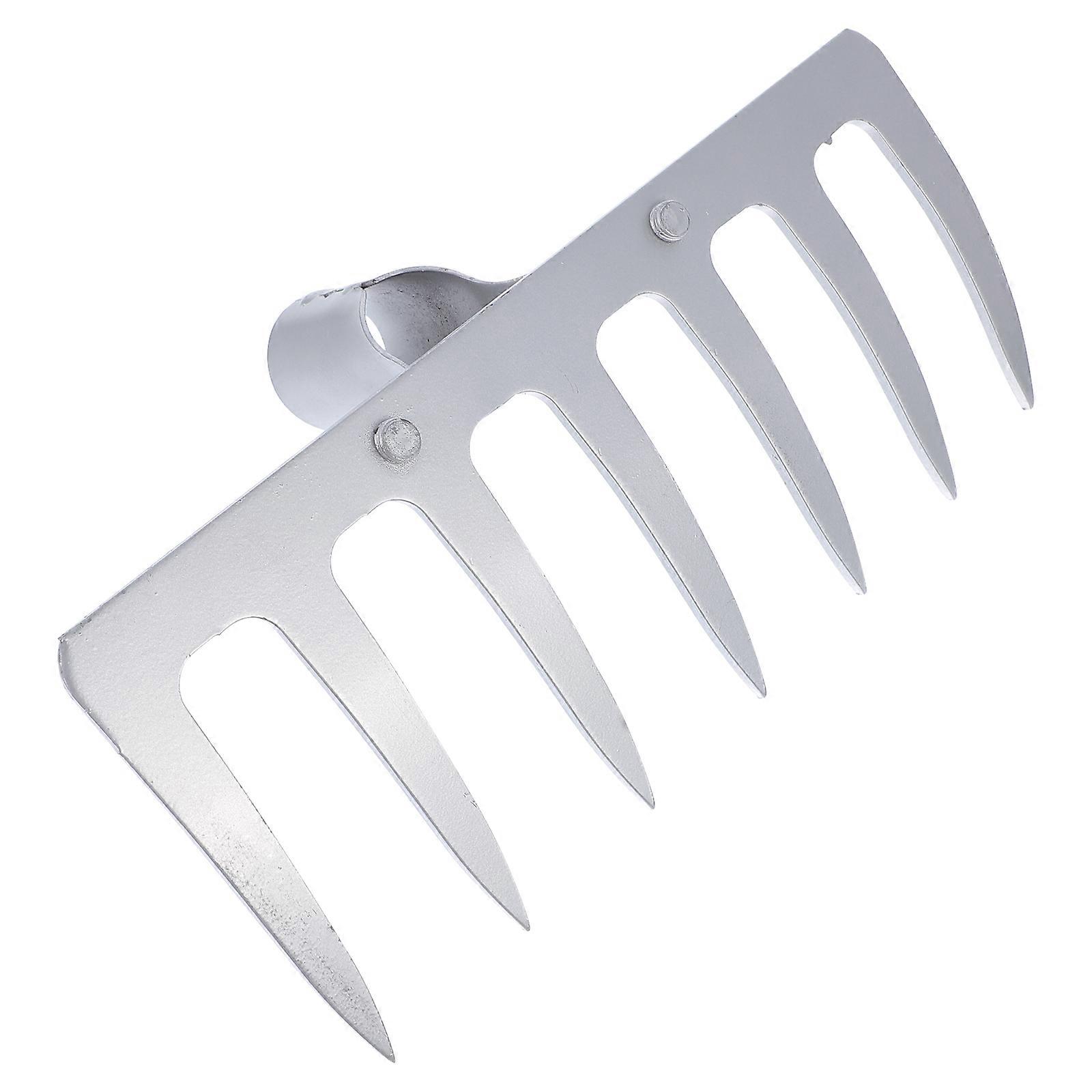 Garden Rake for Gardening Made from Durable Steel Suitable for Pot Plants and Garden Plants Silver