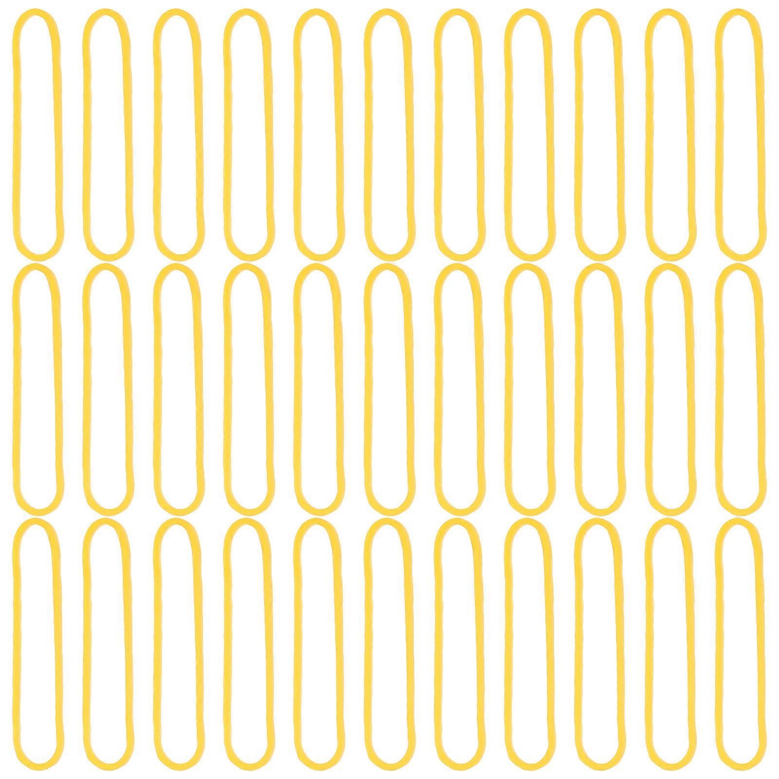 Elastic Bands For Crafts Office Use Yellow Circular Binding 1Set