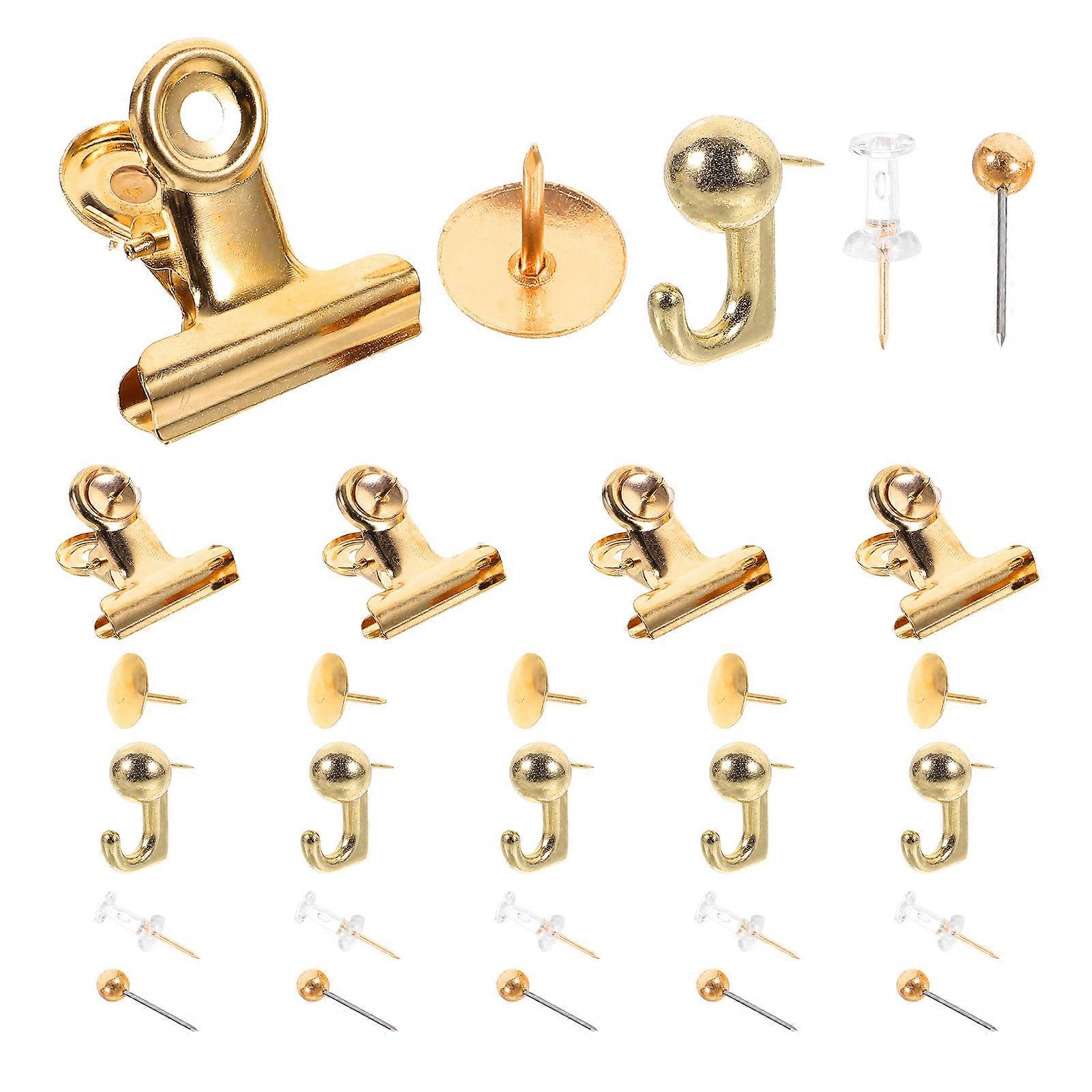 Push Pin Thumb Tacks For Wall Cork Board Accessories Classic Style Office Work Various Shapes File Binding 1 Set