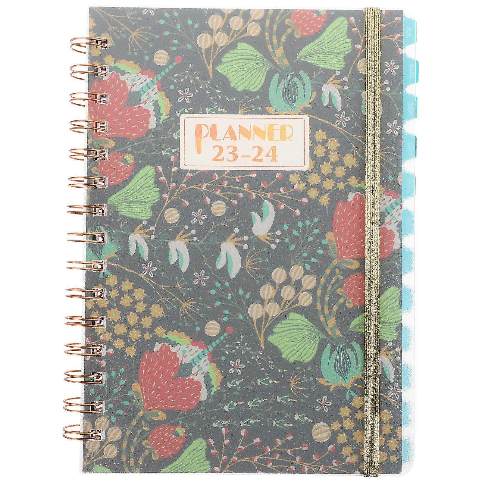 Personal Scheduling Memo Multi-Function Academic Planner Colorful 22X16X1.5CM Scheduling Household Daily Planner 1Set