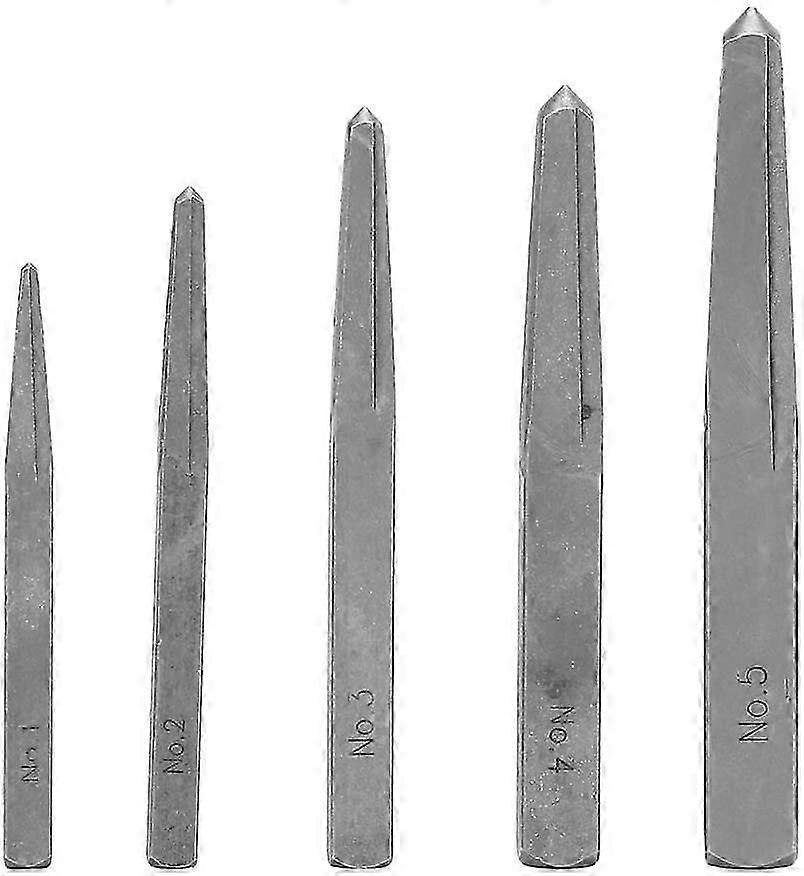 Screw Extractors - 5 Piece Screw Extractor, Broken Damaged Bolt, Easy Removal Tools