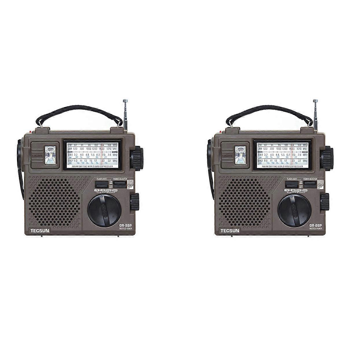  -88P Digital Radio Receiver Emergency Light Radio