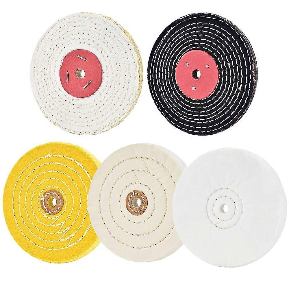 150 mm Polishing Discs Five Packs for Table Sander with 12.7 mm Pin Hole Pack of 5