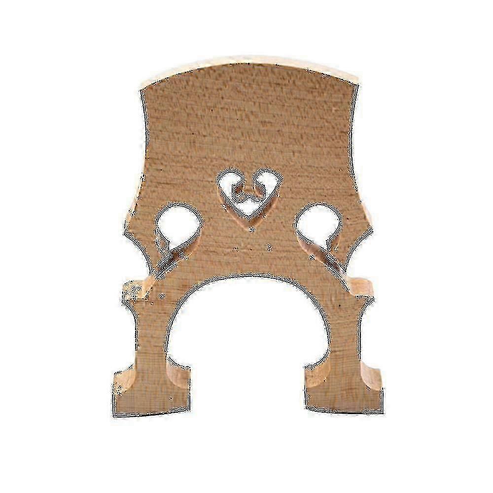 1pc Replacement Part 3/4 Maple Bridge For Double Bass Contrabass Upright Bass