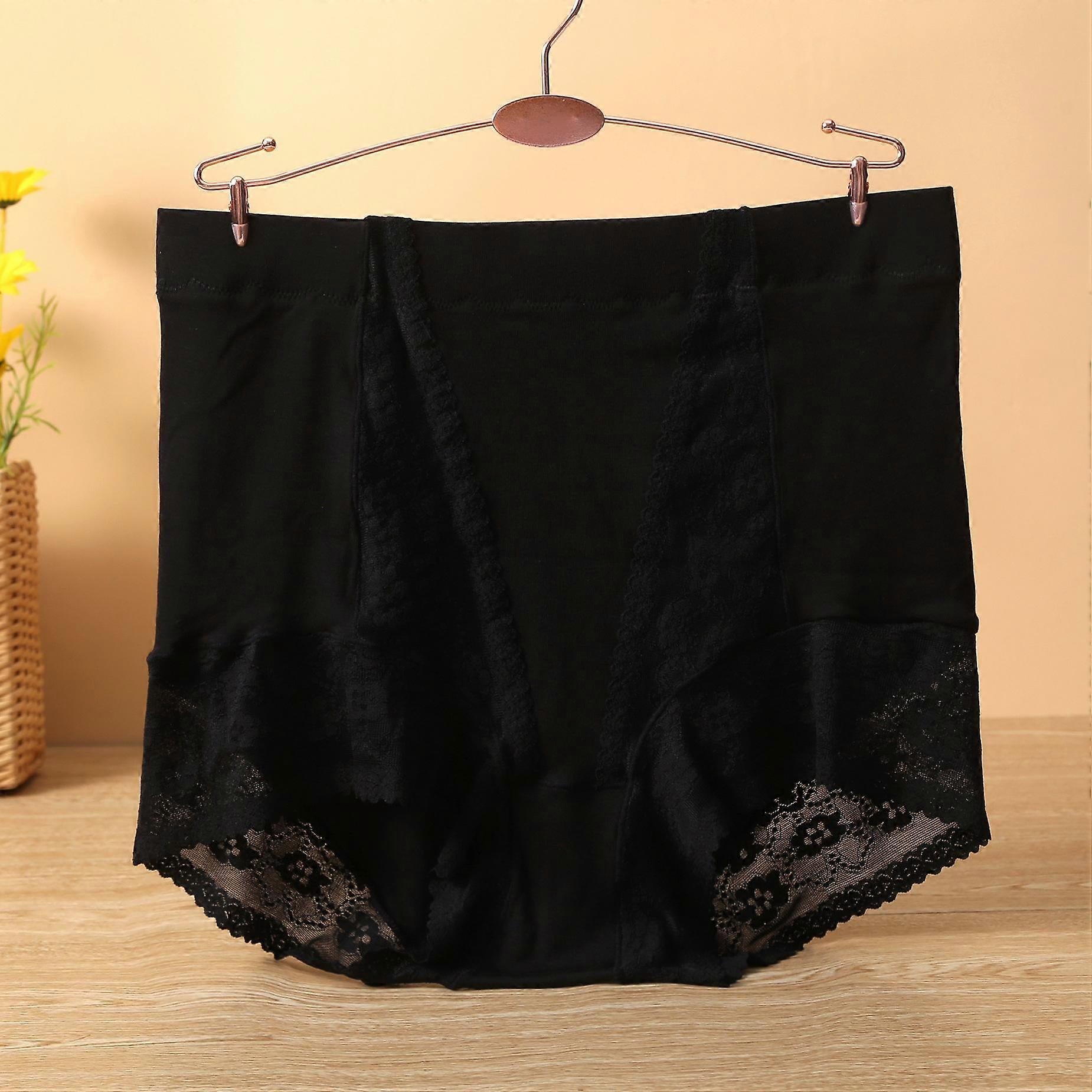 Modal soft panties high waist Large size boyshorts women's underpants cotton crotch Breathable underwear