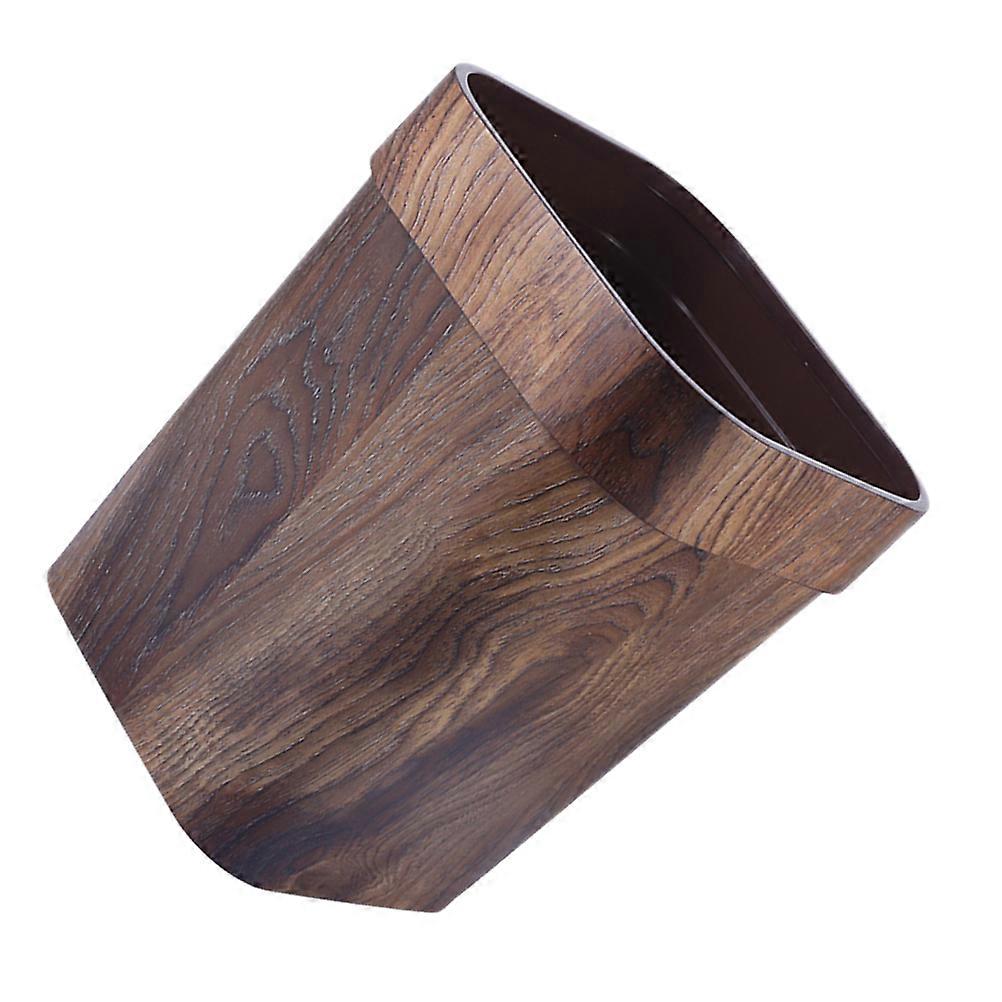 Trash Can Kitchen Wastebasket For Friends 31x24cm Coffee Color Garbage Collection 1Pcs