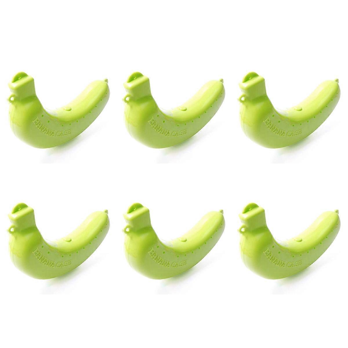 Cute Fruit Banana Protector Box Lunch Container Case Kitchen Plastic