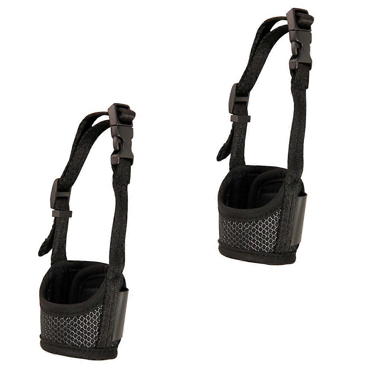 Dog Muzzle, Prevent Biting, Barking and Chewing Adjustable Breathable Mesh Soft Fabric Dog Muzzle Al