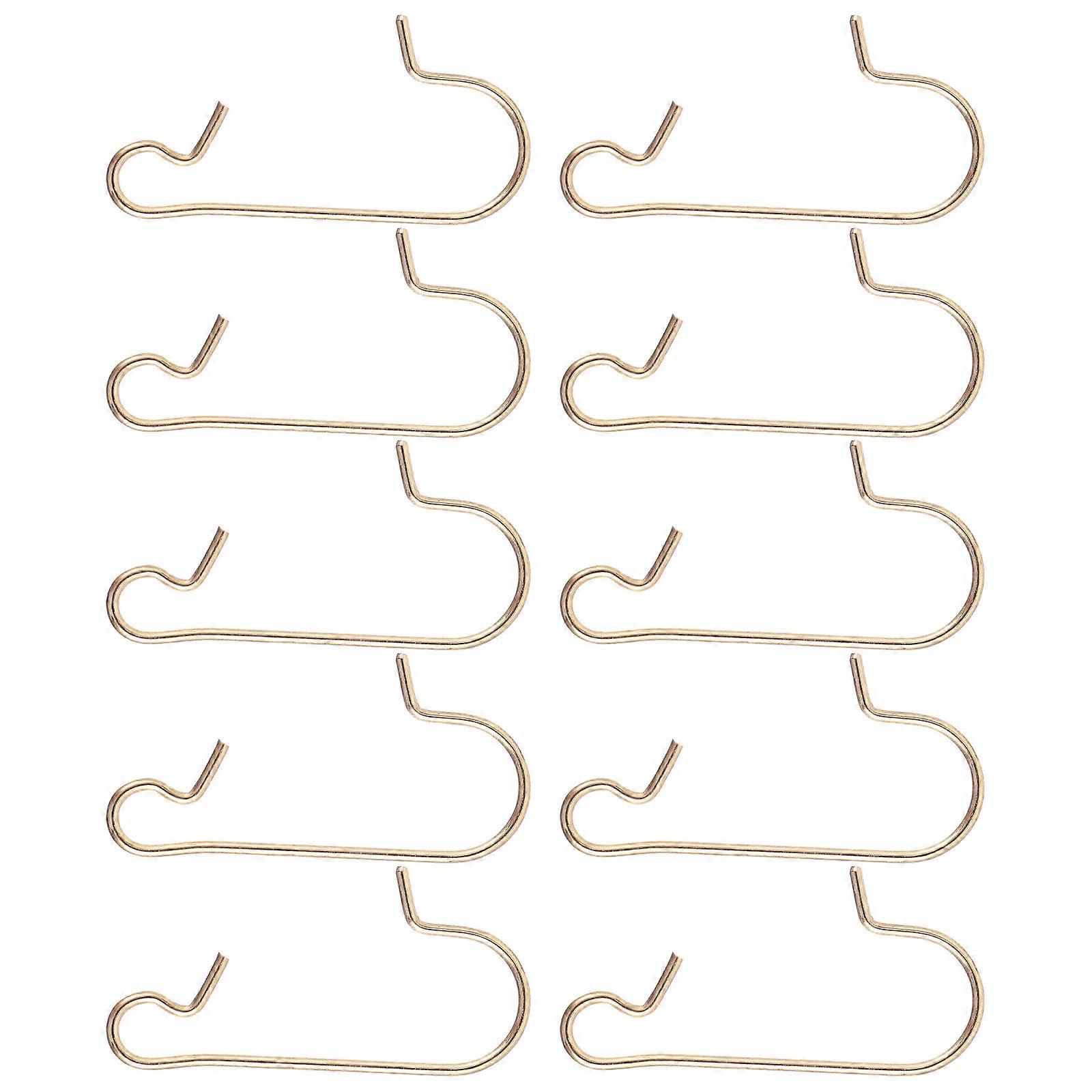 Mini Ornament Hangers Christmas Hooks Decorating Christmas Tree Home Users 100Pcs