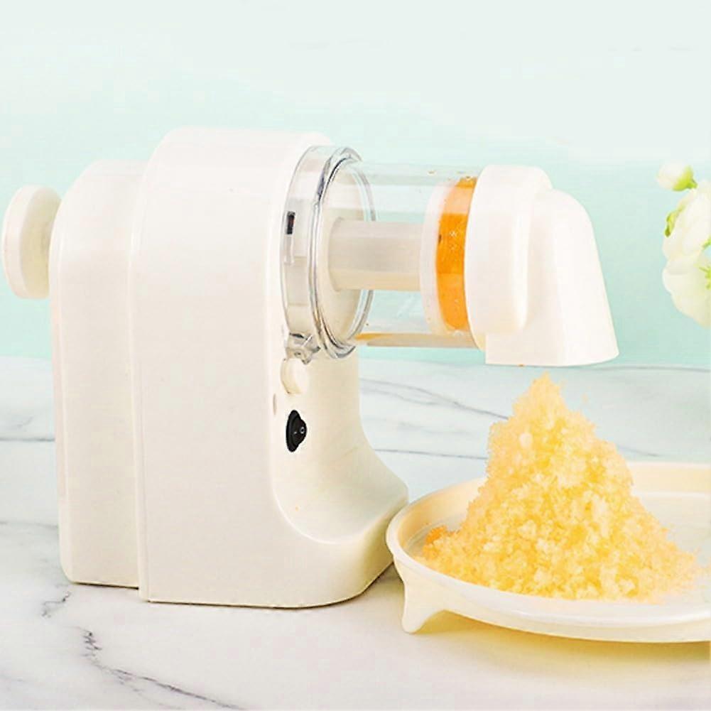 Rechargeable Shaving Ice Machine Slushie Machine Snow Cone Machine Soft Smoothies Dessert Machine for Garden Party Outdoor Camping Trip