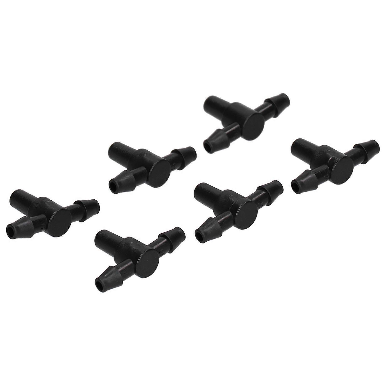 100PCS 4/7 Hose Connector Tee Connector Fittings for Garden Drip Irrigation Watering System