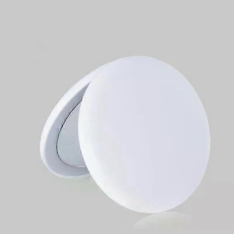 Portable Folding Travel Mirror with LED Light and 10X Magnification, 2-Sided Round Beauty Mirror