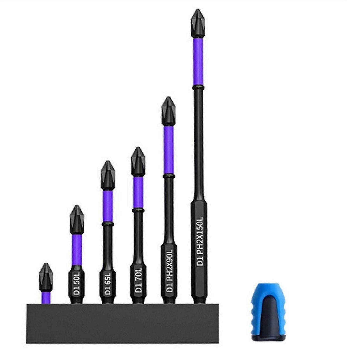 Upgraded High Hardness and Strong Magnetic Bit, Anti-Shock Non-Slip Bit, Super Strong Magnetic Drill