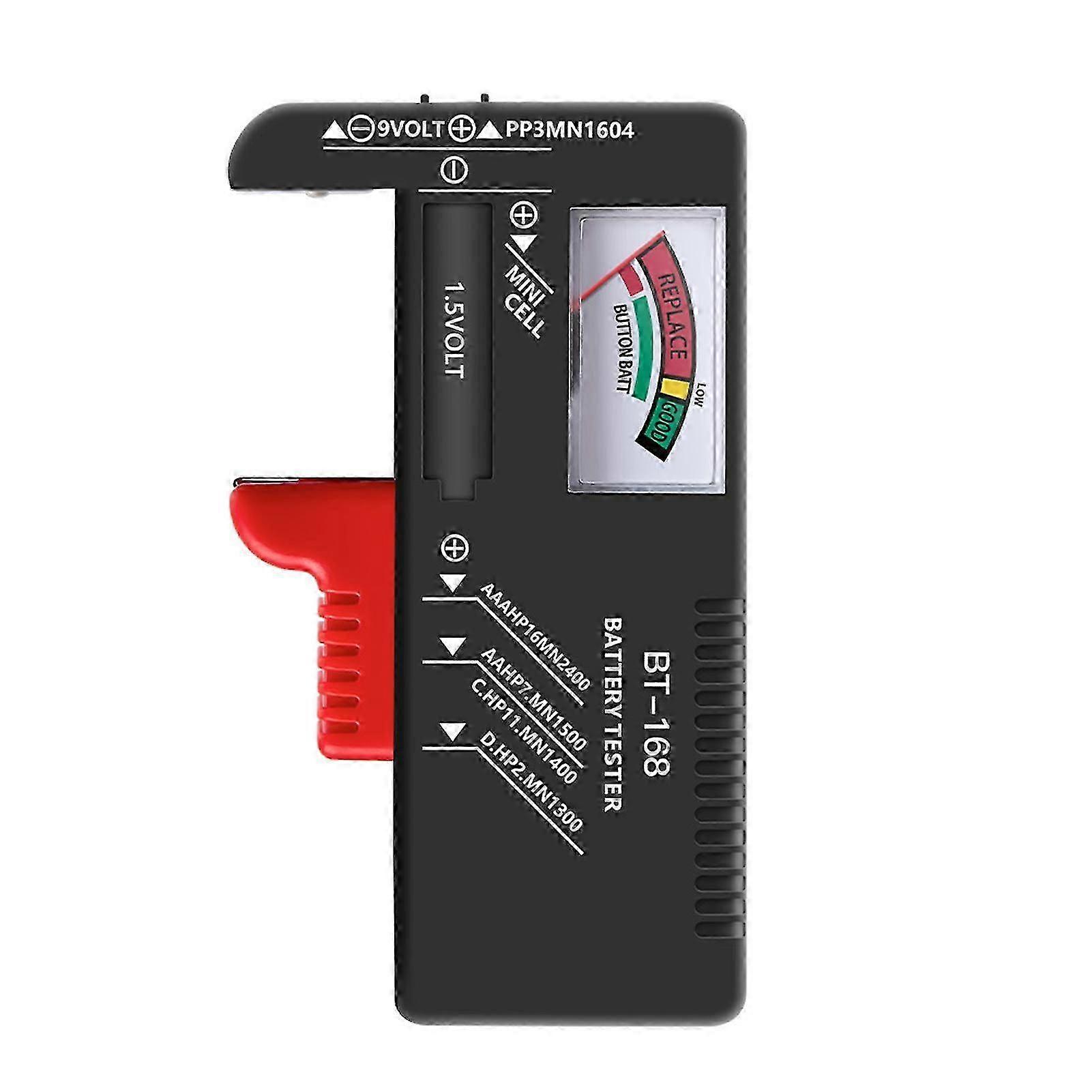 Compact Battery Tester for 1.5V 9V Button Cell - High Precision and Simple Use, No Battery Required