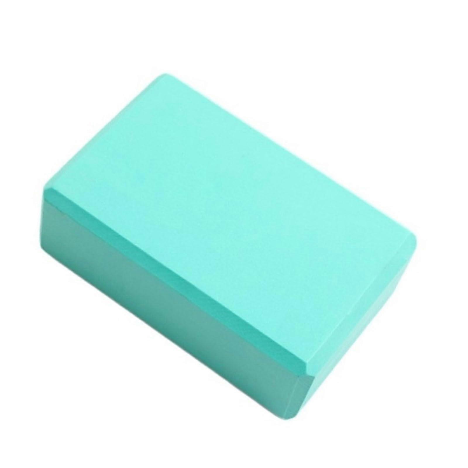 Soft Foam Supportive Gymnastics Block Non-Slip High Density Foam Stone for Stretching and Meditation 2-Inch Blue