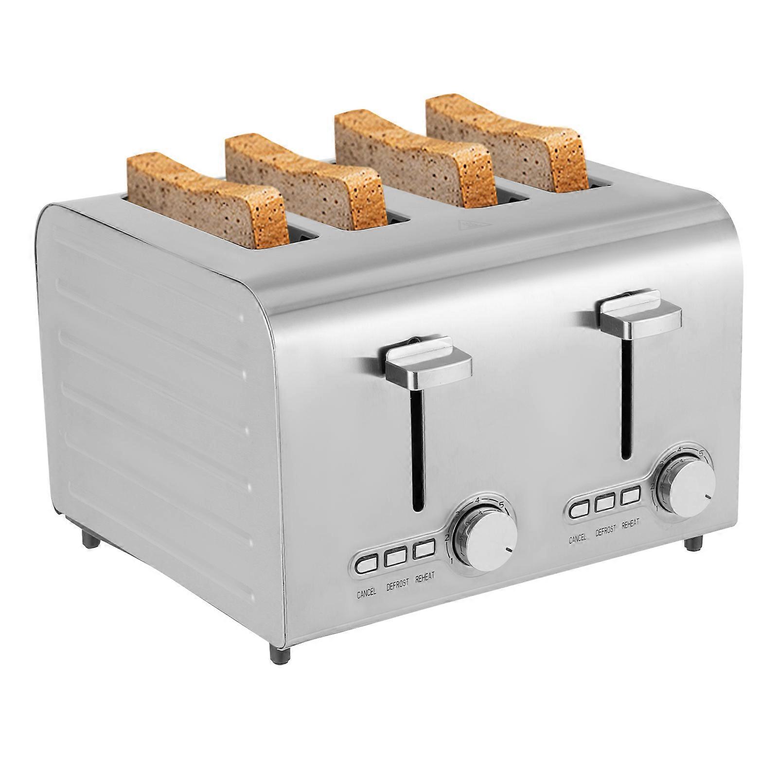 1500W 4-Scheiben-Brot-Toaster-Maschine Temperaturregelung für die Heimbäckerei